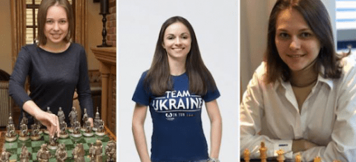 Сестри Музичук та Катерина Крива. Фото Максима Козицького